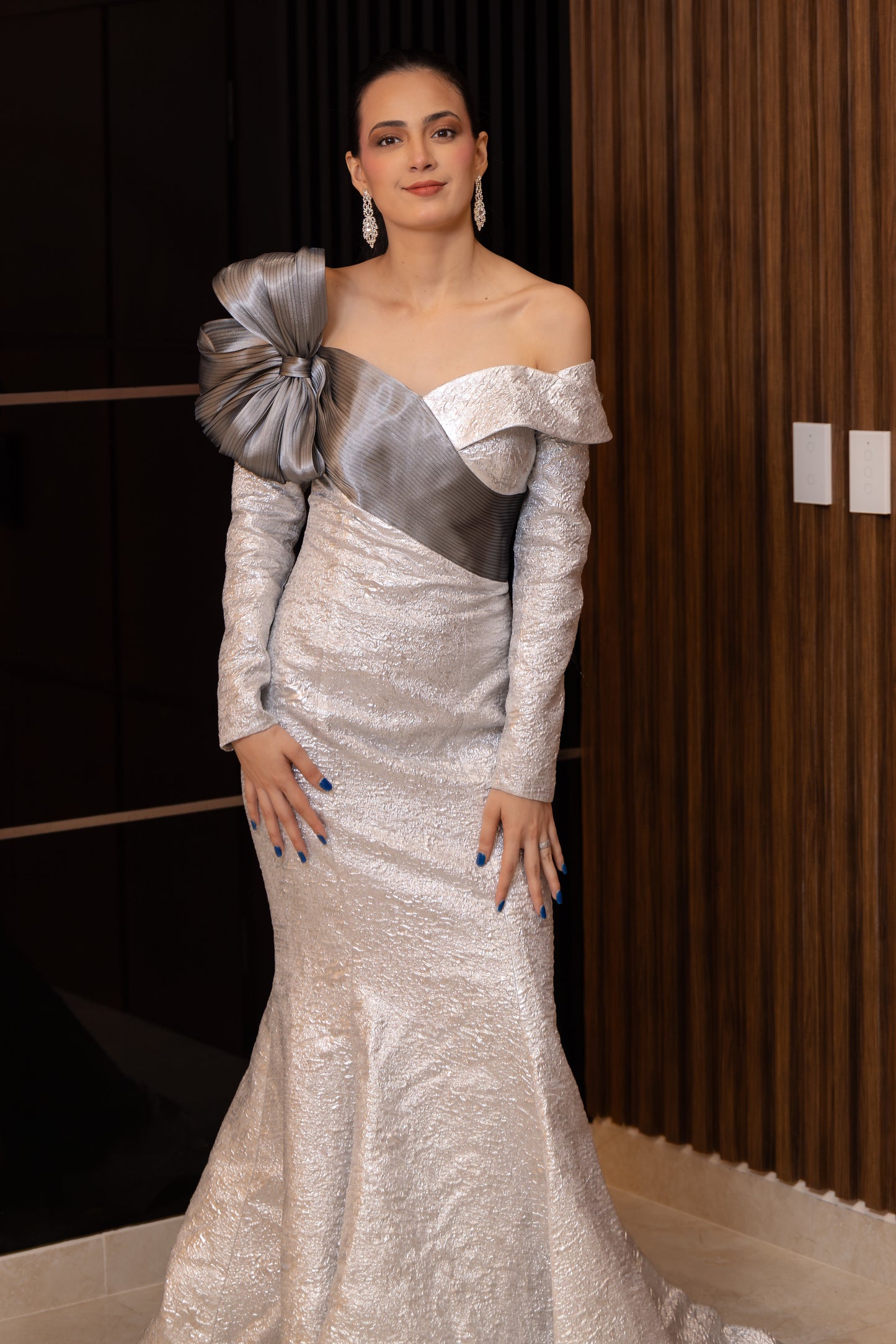 Lady in Silver Gray