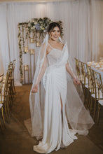 Shimmering Asymmetrical Wedding Dress
