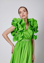 Oriana ruffled dress