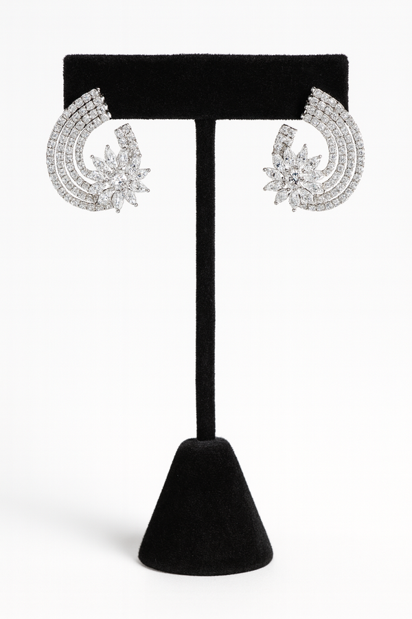 Aritos Pequeños Plateados