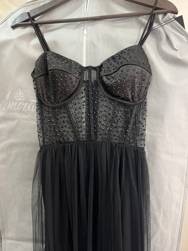 Zoya Mesh Tulle Bustier Dress