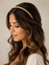 Diadema fina linea de zirconas (flexible)