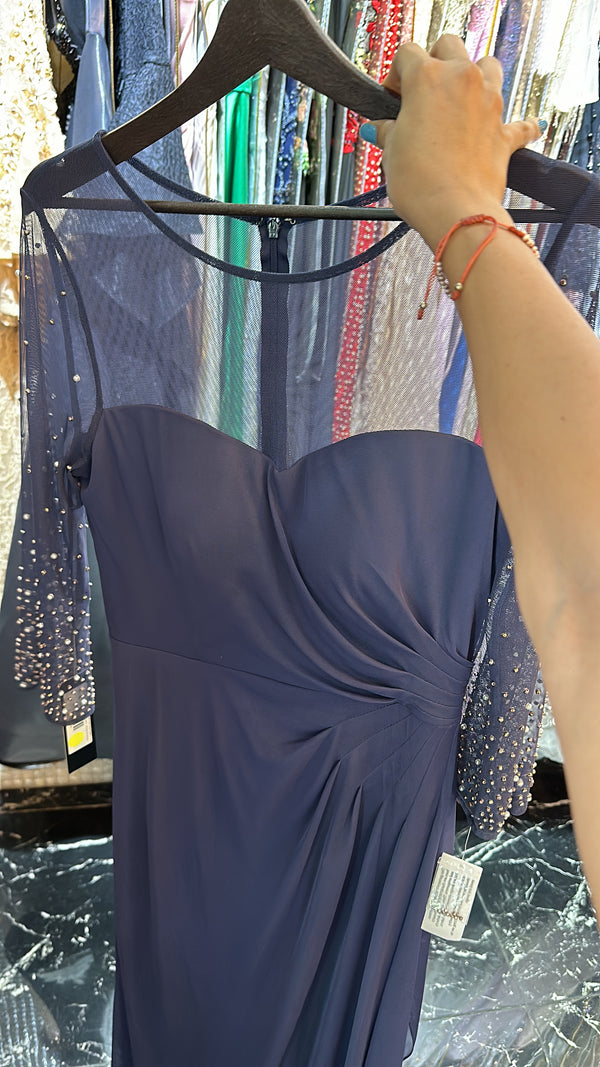 Lavender Love: Draped Lycra Dress with Heart-Shaped Bodice