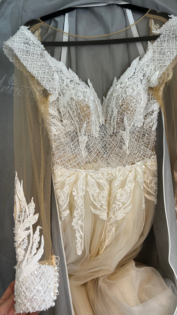Vestido de novia mangas largas Royalty