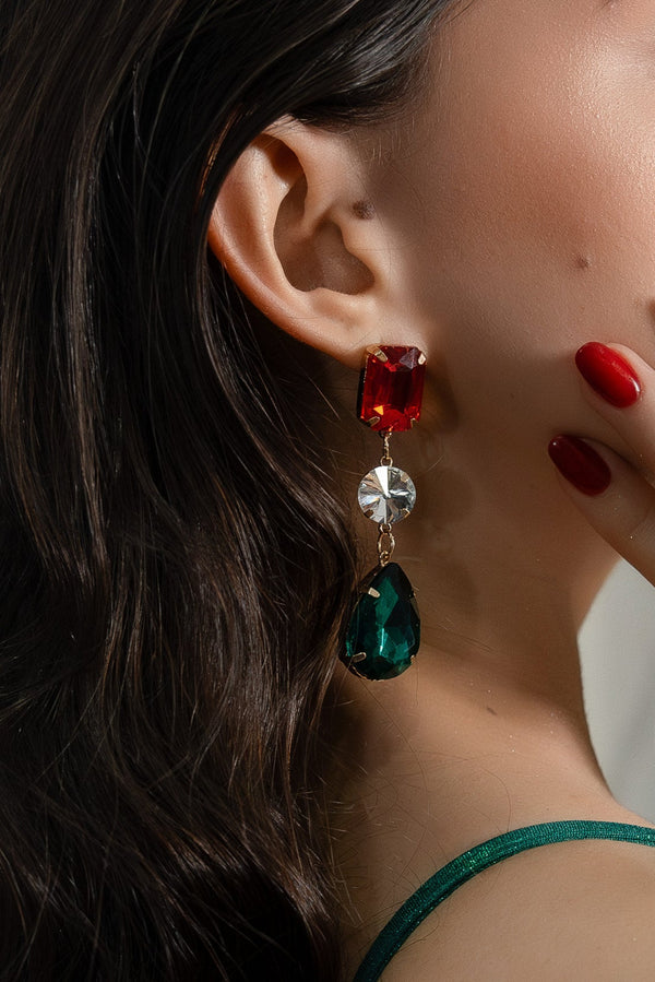 Aretes Esmeralda Real