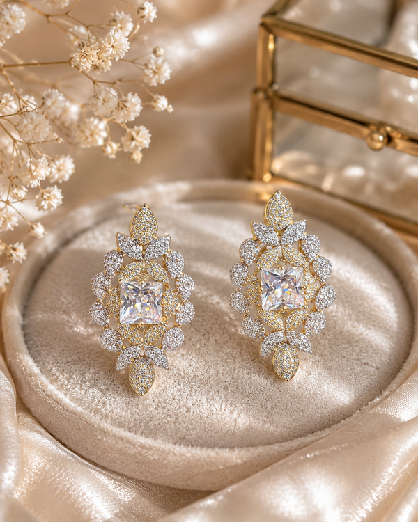Gold&Silver Earring