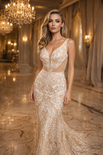 Sparkle and Shine beige dress