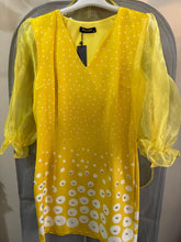 Playful Polka Dot Party Mini Yellow Dress