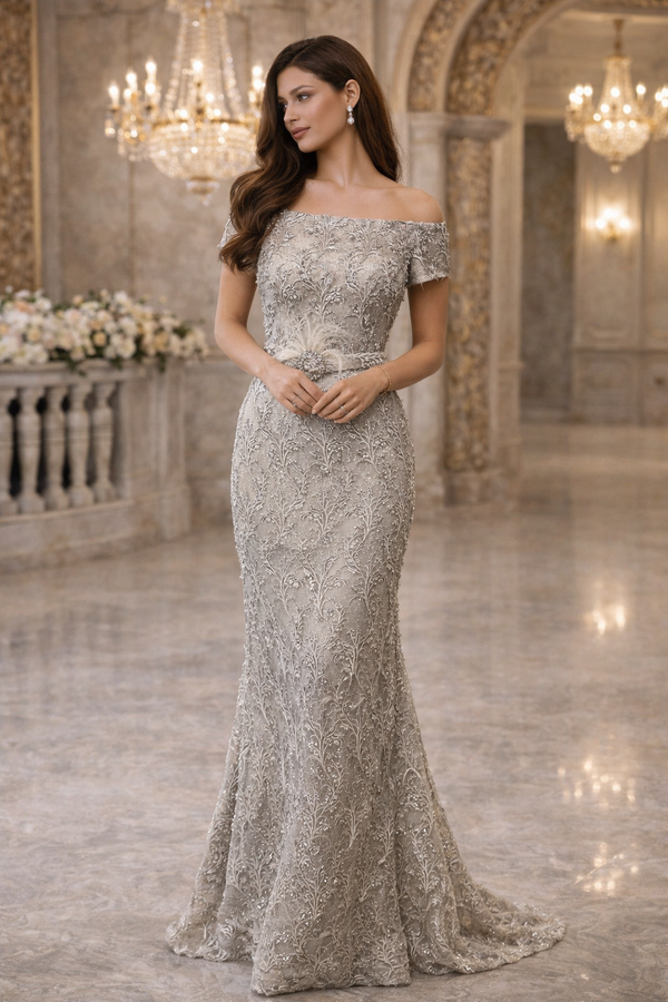 Mystic gold subtle shine dress
