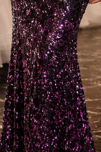 Midnight Sparkle: Black Halter Neck Dress with Iridescent Sequin Shimmer