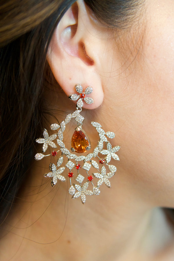Aretes Jardín de Fuego