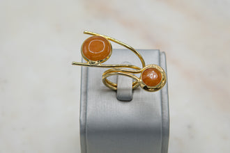 Anillo Naranja Dorado