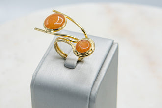 Anillo Naranja Dorado