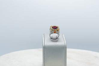 Anillo Rojo Dorado