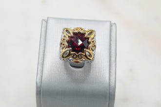 Anillo Rojo Dorado