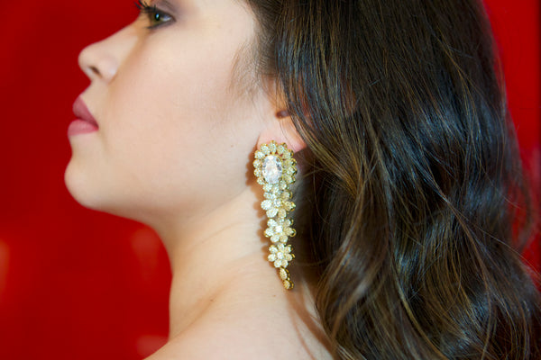 Aretes Lágrimas de Cristal