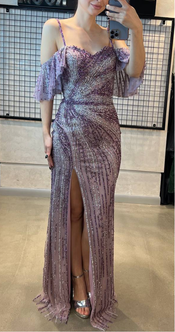 Amethyst lavender glow dress