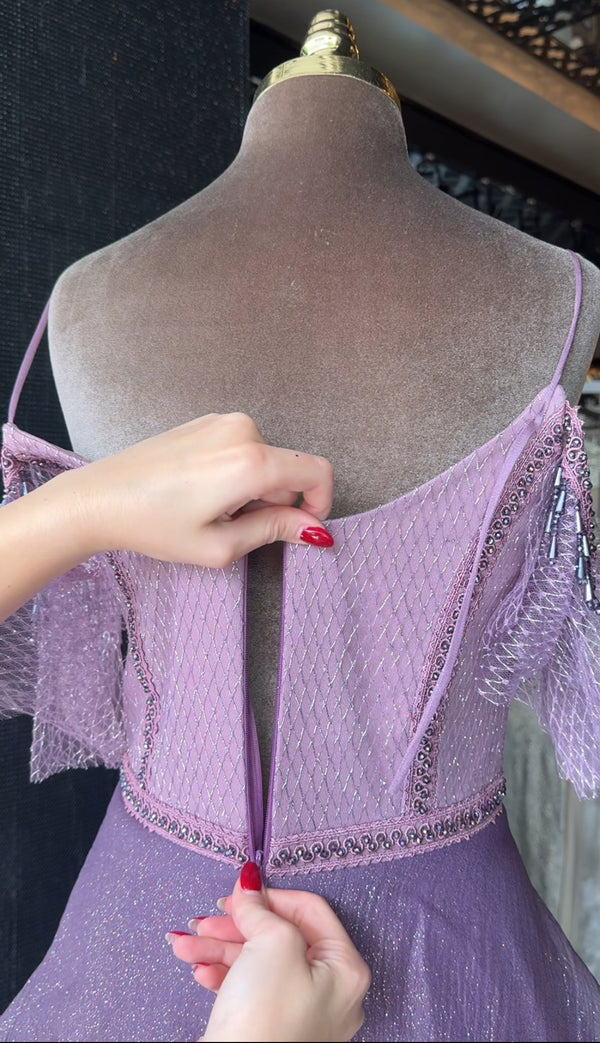 Purple princess in layers