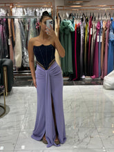 Crimson Majesty strapless dress