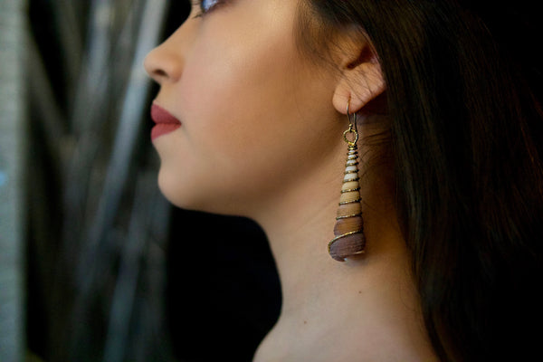 Aretes Caracol del Mar