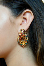 Aretes de Forma de Corazón con Zirconias