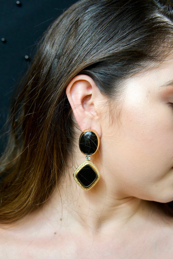 Aretes Noche Dorada