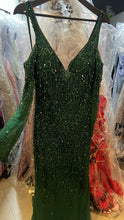 Emerald party dress