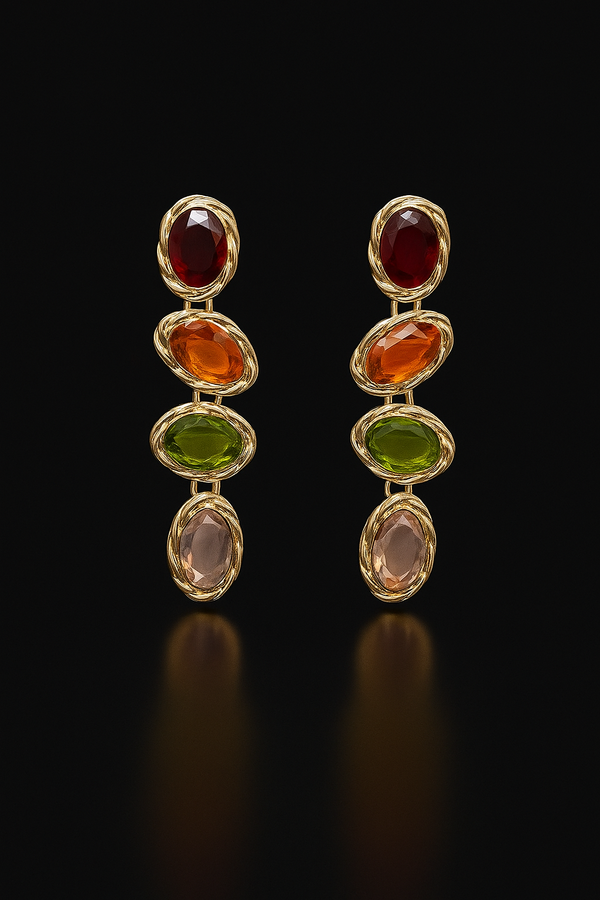 Aritos Largos Estilo Vintage