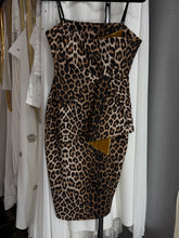Wild & Chic: Strapless Tiger Print Dress
