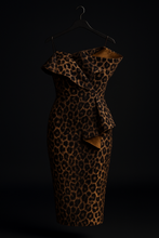 Wild & Chic: Strapless Tiger Print Dress