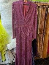 Berry pinkish elegant longsleeve dress