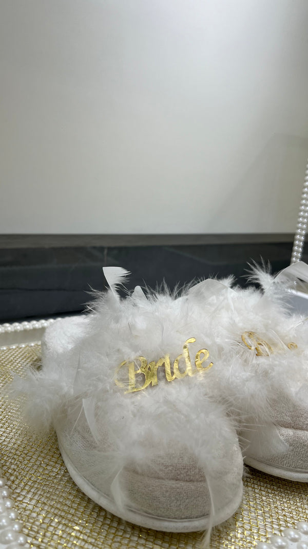 Pantuflas de bride