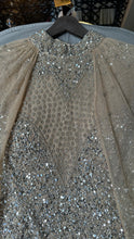 Fashem Nudey caped dress
