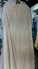 Fashem Nudey caped dress