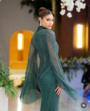 Alliah diagonal sleeve dress