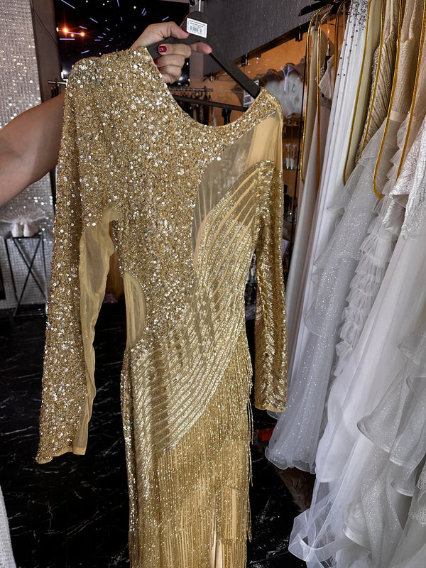 Aurelia golden/silver dress
