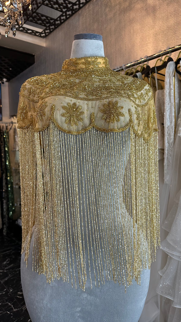 Khamsa jeweled capelet