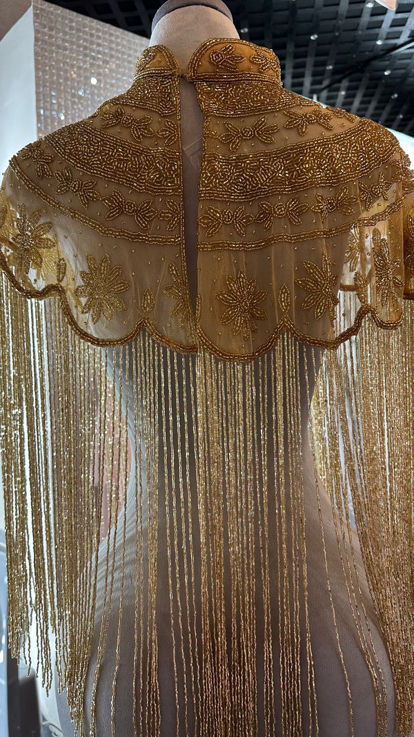 Khamsa jeweled capelet