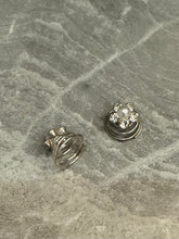 Alfileres de pelo en espiral plateado