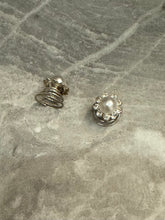 Alfileres de pelo en espiral plateado