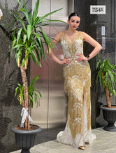 Sherry Gold/White dazzle dress