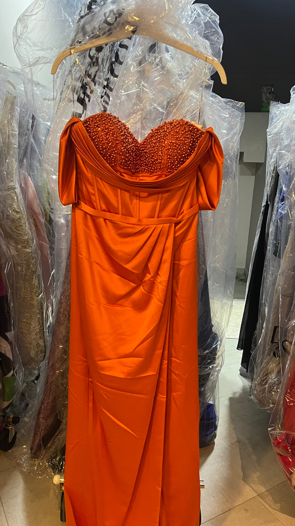 Citrus fruity corset dress
