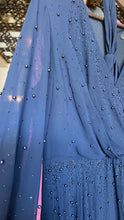 Dark blue dreamy longsleeve dress