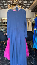 Dark blue dreamy longsleeve dress
