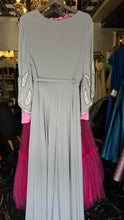 Grey V-neck dreamy dress