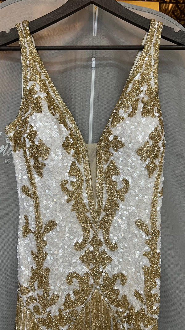 Sherry Gold/White dazzle dress (Copy)