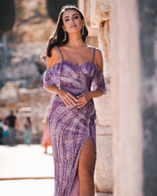 Amethyst lavender glow dress