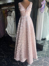 Cute elegant A-line pink dress