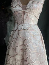 Cute elegant A-line pink dress