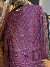 Berry pinkish elegant longsleeve dress